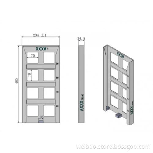 Semiconductor package hanging basket